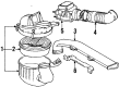 1987 Toyota Corolla Air Filter Box Diagram - 17700-16270