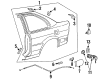 Toyota Fuel Door Hinge Diagram - 77360-16010