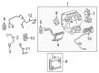 Toyota Camry Blend Door Actuator Diagram - 87106-06290