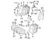 2006 Toyota Camry Armrest Diagram - 72830-06180-E1