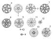 2021 Toyota RAV4 Wheel Cover Diagram - 42603-06150