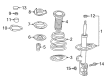 Toyota RAV4 Strut Housing Diagram - 48520-09889