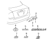 Toyota Corolla Emblem Diagram - 75444-1A780