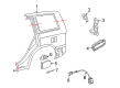 2007 Toyota Highlander Fuel Door Diagram - 77350-48080