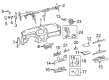 Toyota Land Cruiser Glove Box Diagram - 55432-60432-A1