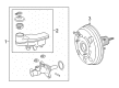 Scion Brake Master Cylinder Reservoir Diagram - 47220-74030