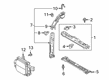 2019 Toyota RAV4 Radiator Support Diagram - 53203-42900