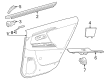 Toyota bZ4X Weather Strip Diagram - 68173-42070