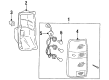 1995 Toyota Land Cruiser Light Socket Diagram - 81565-60241