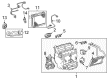 2009 Toyota Tundra A/C Expansion Valve Diagram - 88515-0C110