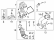 Toyota GR Supra Engine Control Module Diagram - 89661-WAA09