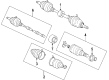 Scion xA CV Joint Diagram - 43470-59195