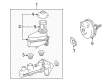 2001 Toyota Corolla Master Cylinder Repair Kit Diagram - 47201-02030