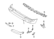 1998 Toyota Tacoma Air Deflector Diagram - 53911-04090