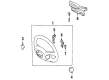 1994 Toyota MR2 Steering Wheel Diagram - 45100-17290-C0