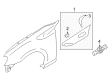 Toyota Mud Flaps Diagram - PU060-18170-TP