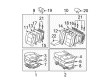 Toyota Tundra Seat Cover Diagram - 71076-0C070-E1