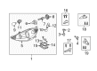 2008 Toyota Sienna Light Control Module Diagram - 85967-08010