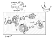 2022 Toyota C-HR Alternator Diagram - 27060-0T370