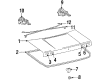 Toyota Camry Tailgate Lock Diagram - 69055-32121