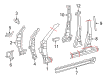 2007 Toyota RAV4 Weather Strip Diagram - 67874-0R010