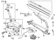 2022 Toyota Highlander Washer Reservoir Diagram - 85315-0E150