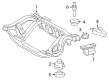 2010 Toyota Highlander Rear Crossmember Diagram - 51206-48050