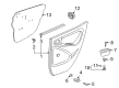 2005 Toyota Echo Window Crank Handles Diagram - 69260-52030-E2