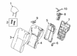 Toyota C-HR Seat Cushion Diagram - 71652-10240