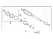 Toyota Corolla Cross Axle Shaft Diagram - 43410-0A191