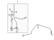 2003 Toyota Sequoia Antenna Mast Diagram - 86309-AF020