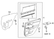 2014 Toyota Highlander Weather Strip Diagram - 68174-0E050