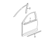 2004 Toyota Corolla Door Moldings Diagram - 75710-02091