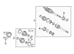 Toyota Axle Shaft Diagram - 43410-0E140