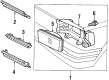 1988 Toyota Cressida Headlight Diagram - 81105-22521