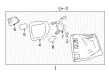 2020 Toyota Land Cruiser Tail Light Diagram - 81591-60391