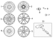 2010 Toyota Corolla Spare Wheel Diagram - 42611-12B70