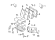 2007 Toyota Tundra Seat Cover Diagram - 71076-0C220-B2