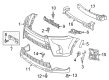 2017 Toyota Highlander Bumper Diagram - 52119-0E937