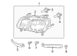 1999 Toyota RAV4 Headlight Diagram - 81105-42090