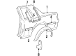 Toyota Celica Mud Flaps Diagram - 76607-19125