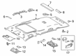 Toyota RAV4 Prime Sun Visor Diagram - 74310-42651-B0