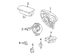 2004 Toyota Matrix Air Bag Control Module Diagram - 89170-01021