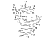2010 Toyota Corolla Bumper Diagram - 52159-02963