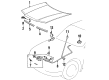 Toyota Paseo Hood Hinge Diagram - 53410-16100