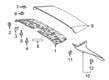 2021 Toyota RAV4 Prime Spoiler Diagram - 76087-0R050