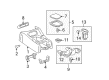 2006 Toyota Tundra Center Console Base Diagram - 58810-0C040-B1