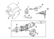 2003 Toyota Tacoma Steering Column Cover Diagram - 45286-04041-E0