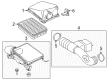 Toyota Tundra Air Duct Diagram - 17880-0P160