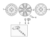 2018 Toyota Yaris Spare Wheel Diagram - 42611-0DG80